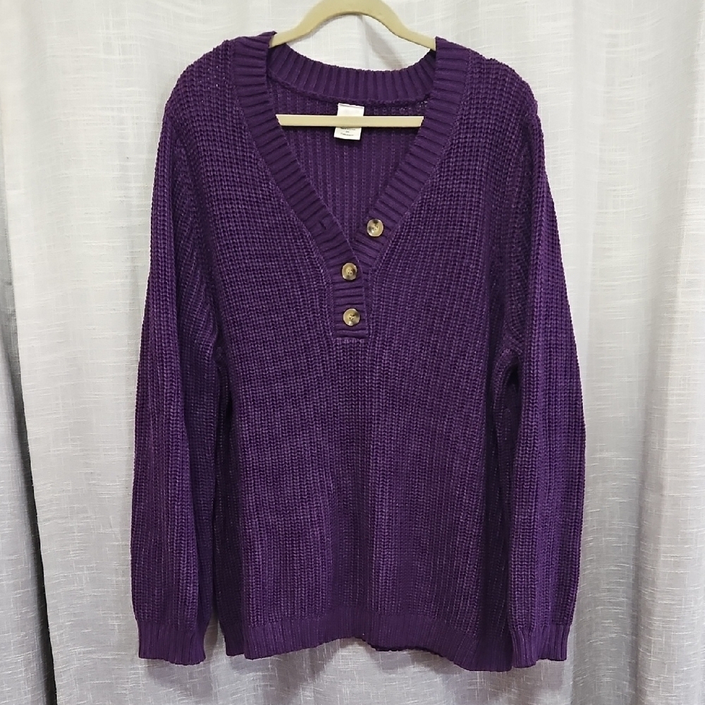 Blair Purple Knit Top